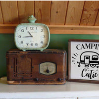 Camping Cutie RV Camping Wall Hanging