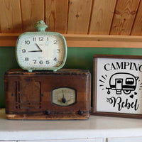 Camping Rebel RV Camping Wall Hanging