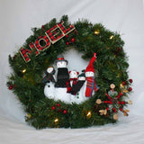 Blizzard Bunch Snowman Wreath