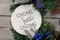 Gnome Sweet Gnome Christmas Wreath