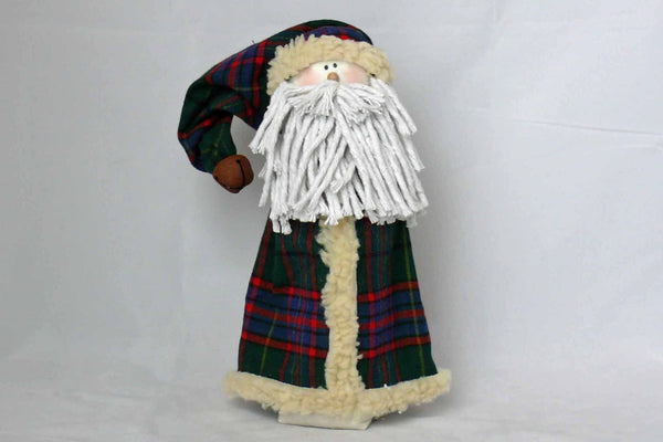 fabric primitive santa clause Christmas decoration